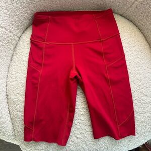 Lululemon Fast and Free High-Rise Biker Shorts size 4